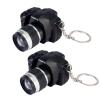 Rosojodg 2pcs Camera Keychain with Sound, Key Ring Decor Bag Wallet Pendant, Mini Camera Design Keychain Key Chain Pendant Creative GiftCute Novelty Ring Child Toy Kids Key Chain Decorative view 1
