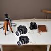 Rosojodg 2pcs Camera Keychain with Sound, Key Ring Decor Bag Wallet Pendant, Mini Camera Design Keychain Key Chain Pendant Creative GiftCute Novelty Ring Child Toy Kids Key Chain Decorative view 4
