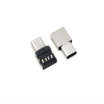 2 pcs Mini USB C to USB A 3.0 Adapter Convert Connector Premium Aluminum ForMacBook Pr