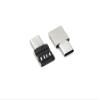 2 pcs Mini USB C to USB A 3.0 Adapter Convert Connector Premium Aluminum ForMacBook Pr view 1