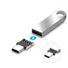 2 pcs Mini USB C to USB A 3.0 Adapter Convert Connector Premium Aluminum ForMacBook Pr view 2