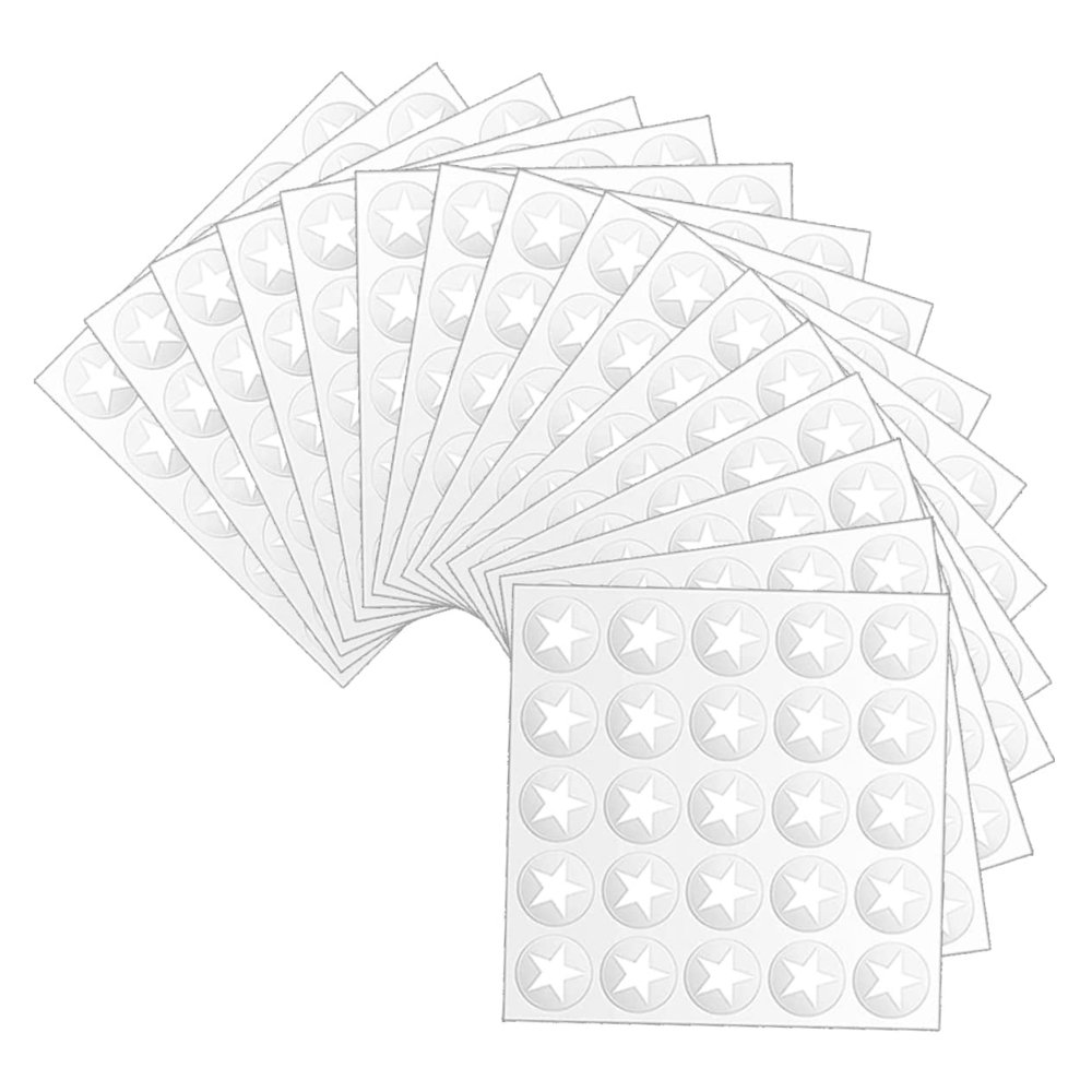 CORHAD 20 Sheets Star Football Helmet Stickers Base Cross Decals Baseball Hat Adhesives
