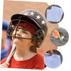 CORHAD 20 Sheets Star Football Helmet Stickers Base Cross Decals Baseball Hat Adhesives view 2