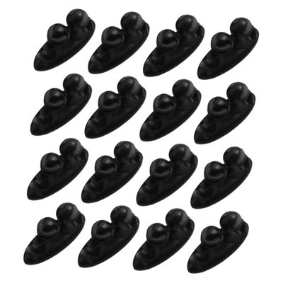CAXUSD 16pcs Convenient Cable Organizer for Car Versatile Wire Fixators for Data Charging and USB Cables Easy Installation Compact Design