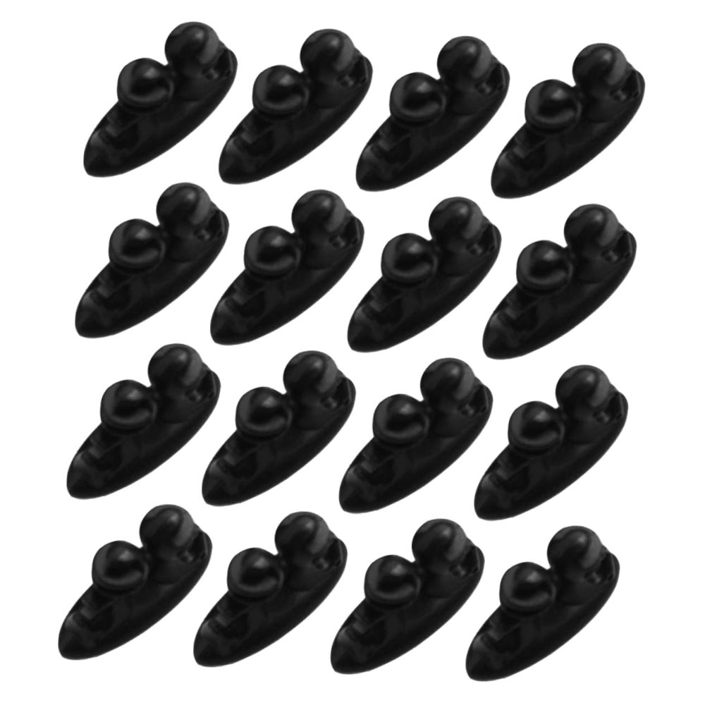 CAXUSD 16pcs Convenient Cable Organizer for Car Versatile Wire Fixators for Data Charging and USB Cables Easy Installation Compact Design