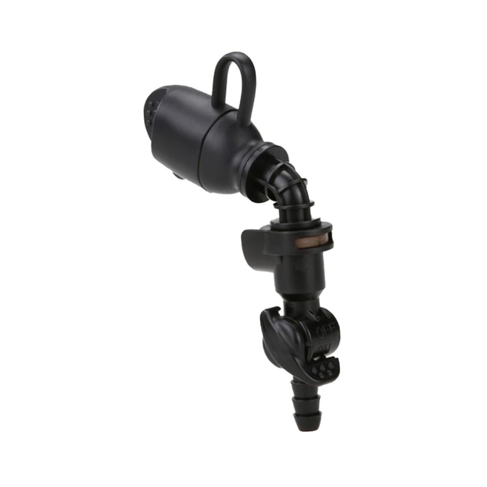 CORHAD Water Bag Suction Nozzle Replacement Bite Valve Bag Bladder Silicone Bite Valve Quick Release Suction Nozzle Silicone Hydration Nozzles Hydrated Child Silica Gel Black