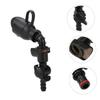 CORHAD Water Bag Suction Nozzle Replacement Bite Valve Bag Bladder Silicone Bite Valve Quick Release Suction Nozzle Silicone Hydration Nozzles Hydrated Child Silica Gel Black view 3