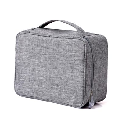 CAXUSD Cable Carrying Case Electronics Bag Separated Sections Travel Pouch for Smartphone Tablet Power Bank