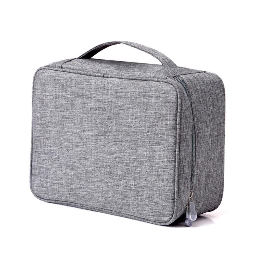 CAXUSD Cable Carrying Case Electronics Bag Separated Sections Travel Pouch for Smartphone Tablet Power Bank