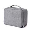 CAXUSD Cable Carrying Case Electronics Bag Separated Sections Travel Pouch for Smartphone Tablet Power Bank view 1