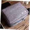 CAXUSD Cable Carrying Case Electronics Bag Separated Sections Travel Pouch for Smartphone Tablet Power Bank view 3