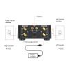 Bluetooth 5.0 Power Amplifier 2 Channel HiFi Digital Amplifier Wood Cabinet DC9V-24V USB Input for Home Theater view 4