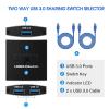 Bi-Directional HDMI Switch Splitter USB 3.0 2-Port Video Splitter DP1.4 8K Switch 2 Input 1 Output Splitter Hub view 3