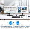 MOOKEENONE USB 3.0 HDMI Two-Way Switch Video Splitter, HDMI Switch Splitter Bi-Directional Switch Splitter view 3