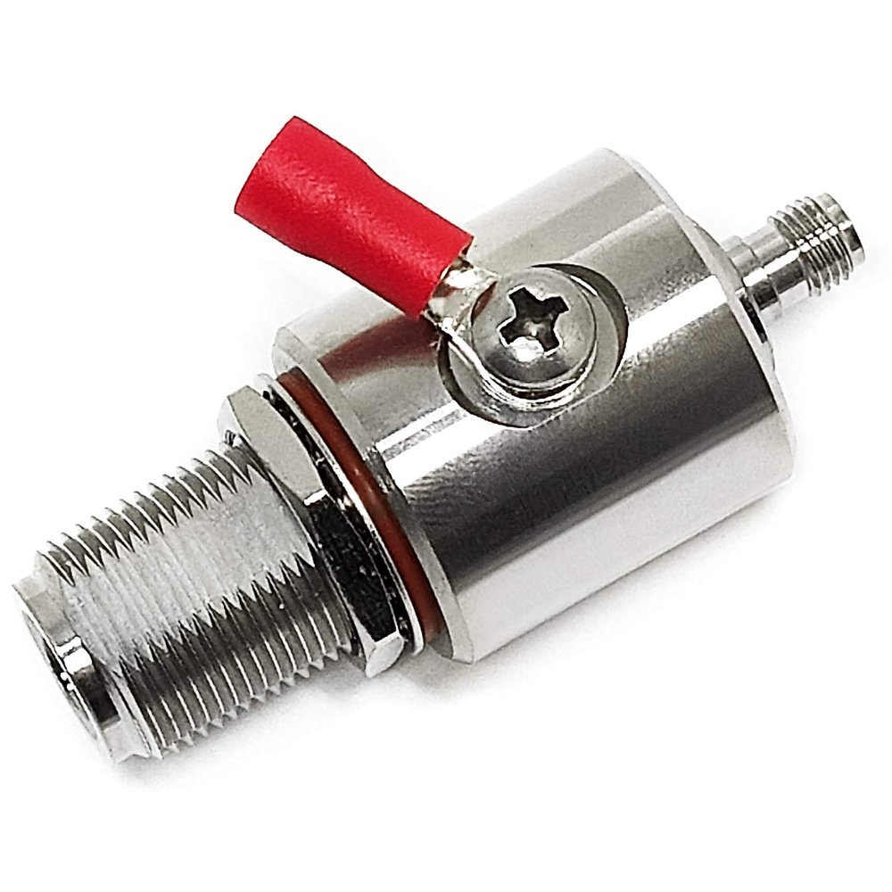 WORLDPEAK Lightning Protector N Female Bulkhead to SMA Female DC-3GHZ 90V Gas Tube WiFi Antenna Discharge Surge Arrester