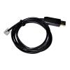 Artemisia FTDI FT232RL CHIP USB to RJ11 RJ12 RS485 Converter Serial Communication Cable for HE GUI Neng Solar MPPT Controller to PC (Size : 1.8m, Color : Black) view 2