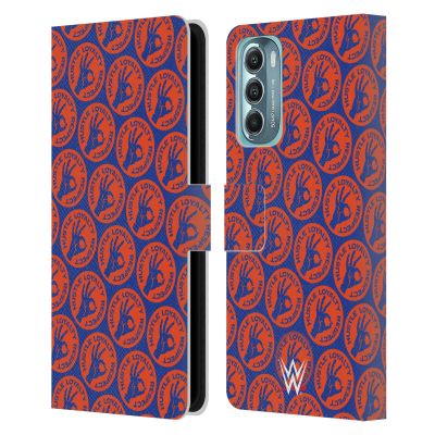 Head Case Designs Officially Licensed WWE Pattern 2017 John Cena Leather Book Wallet Case Cover Compatible with Motorola Moto G Stylus 5G (2022)