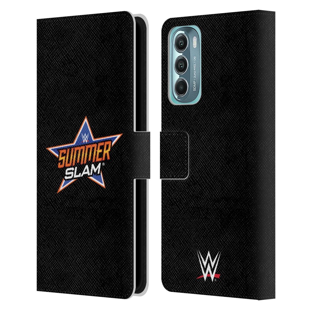 Head Case Designs Officially Licensed WWE Summer Slam The Shows Leather Book Wallet Case Cover Compatible with Motorola Moto G Stylus 5G (2022)