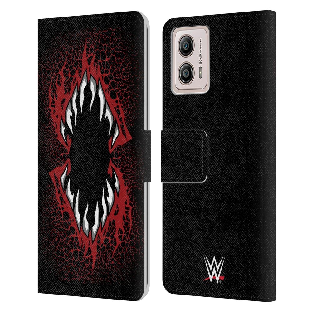 Head Case Designs Officially Licensed WWE Finn Blor Mutant 2017/18 Superstars 3 Leather Book Wallet Case Cover Compatible with Motorola Moto G53 5G