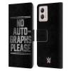 Head Case Designs Officially Licensed WWE The Miz No Autographs Please Superstars 6 Leather Book Wallet Case Cover Compatible with Motorola Moto G53 5G view 1