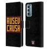 Head Case Designs Officially Licensed WWE Logo Rusev Leather Book Wallet Case Cover Compatible with Motorola Moto G Stylus 5G (2022) view 1