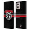 Head Case Designs Officially Licensed WWE Georgia P1 AJ Styles Leather Book Wallet Case Cover Compatible with Motorola Moto G53 5G view 1