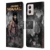 Head Case Designs Officially Licensed WWE LED Image Jinder Mahal Leather Book Wallet Case Cover Compatible with Motorola Moto G53 5G view 1