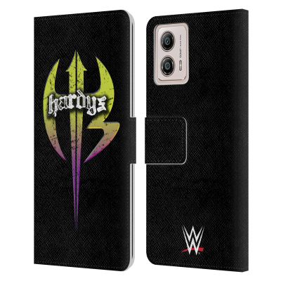Head Case Designs Officially Licensed WWE Retro The Hardy Boyz Leather Book Wallet Case Cover Compatible with Motorola Moto G53 5G