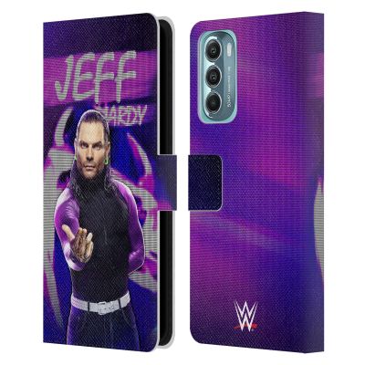 Head Case Designs Officially Licensed WWE LED Image Jeff Hardy Leather Book Wallet Case Cover Compatible with Motorola Moto G Stylus 5G (2022)