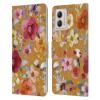 Head Case Designs Officially Licensed Ninola Winter Bouquets Mustard Floral Patterns Leather Book Wallet Case Cover Compatible with Motorola Moto G53 5G view 1