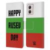 Head Case Designs Officially Licensed WWE Rusev Happy Rusev Day Superstars 7 Leather Book Wallet Case Cover Compatible with Motorola Moto G53 5G view 1