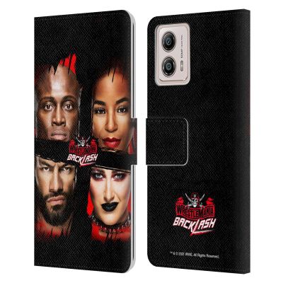 Head Case Designs Officially Licensed WWE Poster 2021 Backlash Leather Book Wallet Case Cover Compatible with Motorola Moto G53 5G