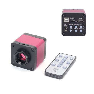 Lab Microscope Slides 16MP 1080P Digital Microscope Industrial Camera Microscope Parts (Color : Red)