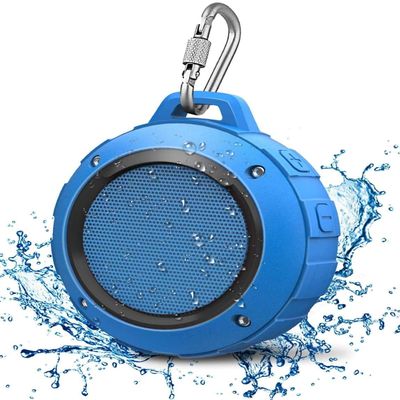 Kunodi Outdoor Waterproof Bluetooth Speaker, Wireless Portable Mini Shower Travel Speaker with Subwoofer, Enhanced Bass, Built in Mic for Sports, Pool, Beach, Hiking, Camping