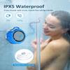 Kunodi Outdoor Waterproof Bluetooth Speaker, Wireless Portable Mini Shower Travel Speaker with Subwoofer, Enhanced Bass, Built in Mic for Sports, Pool, Beach, Hiking, Camping view 2