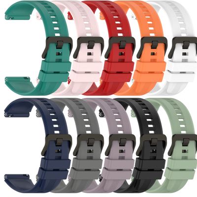 FitTurn 10-Pack Bands for GloryFit T80 T70 T60 T50 Y66 P99 P98/for Desong D09 Smartwatch,22mm Silicone Strap Wristband Replacement Band Accessory for Desong D09 Fitness Wellness Tracker