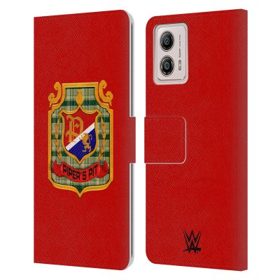 Head Case Designs Officially Licensed WWE Piper's Pit Rowdy Roddy Piper Leather Book Wallet Case Cover Compatible with Motorola Moto G53 5G