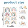 4 Sheets 76 Pcs Bohemian Star Dots Wall Stickers, sacinora DIY Boho Rainbow Wall Decals Removable Vinyl Peel and Stick for Kids Baby Nursery Living Room Bedroom Children's Room Art Decorations view 4