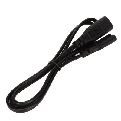 IEC 320 C8 to C7 Power Extension Cord, Heat Resistant 3.3 Feet 100-240V IEC 320 C8 to IEC 320 C7 Cable Reinforced for Speakers for Digital Cameras