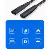 IEC 320 C8 to C7 Power Extension Cord, Heat Resistant 3.3 Feet 100-240V IEC 320 C8 to IEC 320 C7 Cable Reinforced for Speakers for Digital Cameras view 3