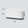 Cable Organizer Box Large Capacity Cable Management Boxes Multifunctional Power Strip Storage Box Power Cable Box to Hide Wires&Power Strips with Mobile Phone Holder Cable Management Box (Color : GOL view 2