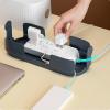Cable Organizer Box Large Capacity Cable Management Boxes Multifunctional Power Strip Storage Box Power Cable Box to Hide Wires&Power Strips with Mobile Phone Holder Cable Management Box (Color : GOL view 4