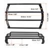 Unifizz Universal 8 Inch Black Metal Car Auto Bar Grille Subwoofer Speaker Grill Cover Guard for Auto Car view 2