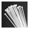 100pcs Self-locking Plastic Nylon Tie, For Fastening Ring Cable Tie Zip Wraps Strap Nylon Cable Tie Organizer Twist Tie Wiring Accessories (Size : 3x100(white) 100pcs) view 1