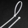 100pcs Self-locking Plastic Nylon Tie, For Fastening Ring Cable Tie Zip Wraps Strap Nylon Cable Tie Organizer Twist Tie Wiring Accessories (Size : 3x100(white) 100pcs) view 4