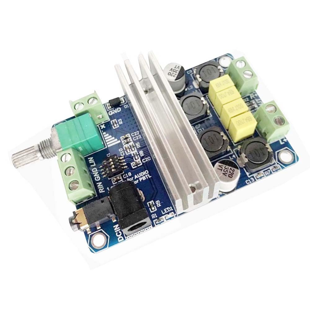 100 W 2 x 50 W Dual Channel Mono Class D Power Amplifier Module