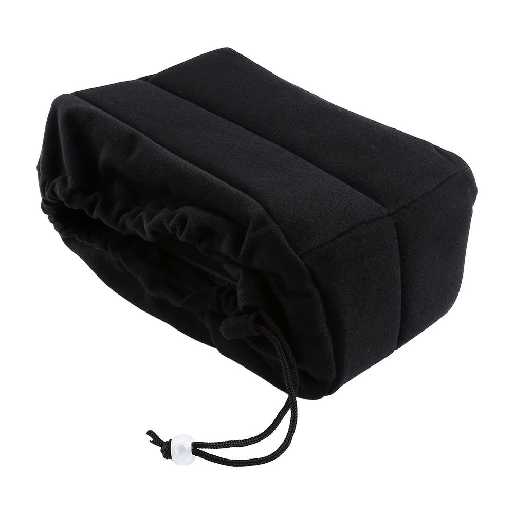 Acouto Universal DSLR Camera Bag Insert Partition Padded Sleeve Cover (Black)