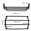 Unifizz Universal 10inch Black Metal Car Bar Grille Subwoofer Speaker Grill Cover Guard for Auto Car view 2