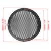 Unifizz 4pcs 6'' Plastic Audio Speaker Cover Mesh Subwoofer Grill Horn Guard Decorative Circle Grille Protector Black for Auto Car view 2