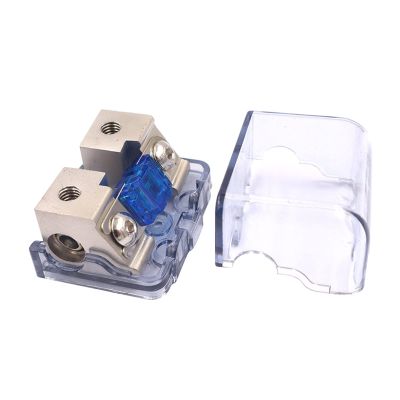 1PC in-Line Fuse Holder Upto 2GA/8GA Stereo/Audio/Car/RV/Boat AFS Fuse 30A-100A Zinc Alloy Nickel Plating Sound Insurance (Color : 90A)